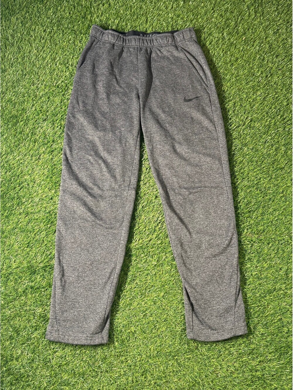 Nike Dri-FIT Standard Fit Gray Athletic Sweatpants Mens Size M